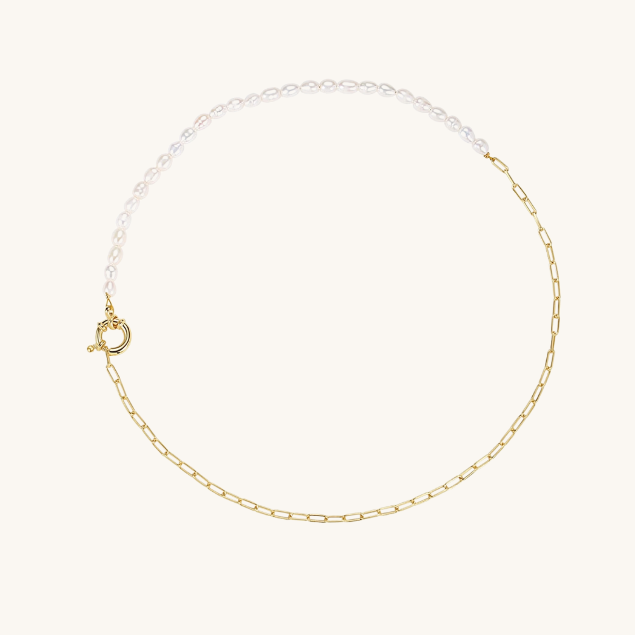 Freshwater Pearl Choker Chain Necklace