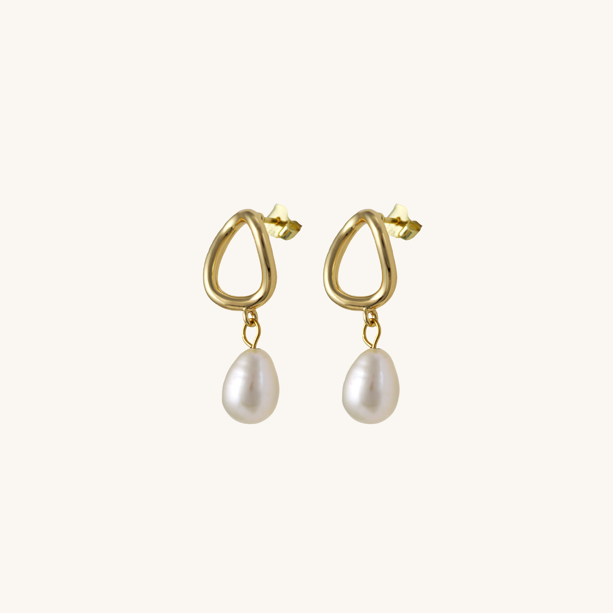 Freshwater Pearl Teardrop Earrings