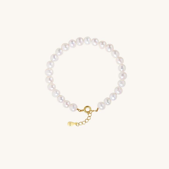 Freshwater Pearl and Gold Vermeil Bracelet